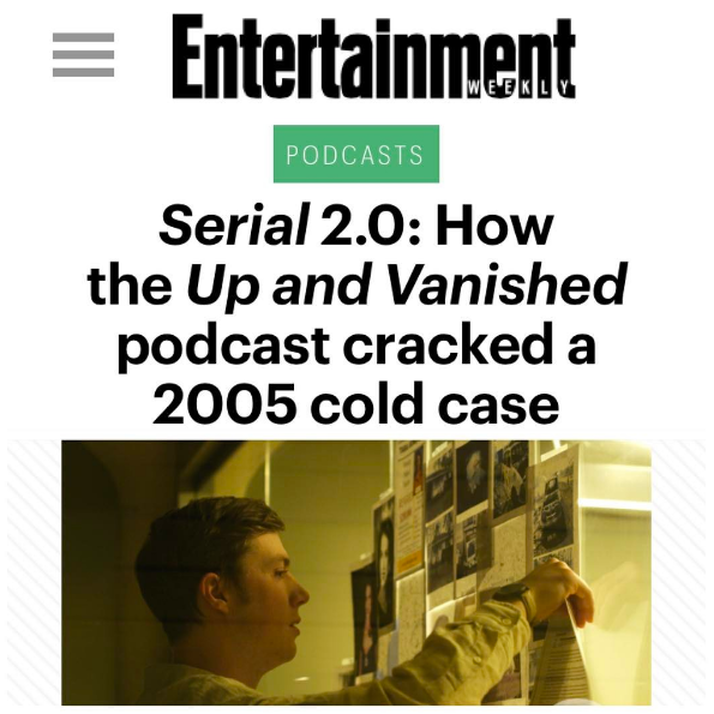 Entertainment Weekly covers Up and Vanished!